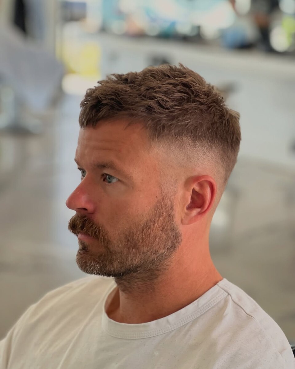 Look dégradé masculin