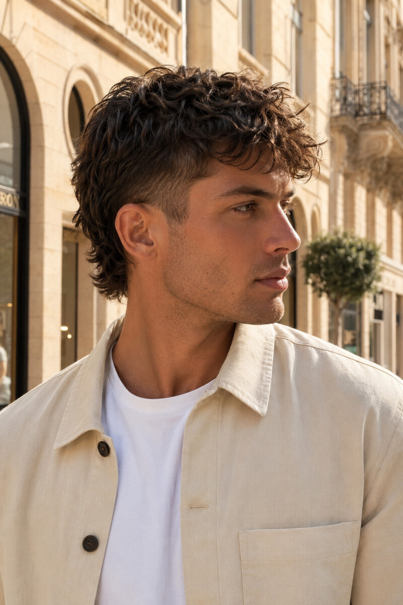 coupe homme court dégradé