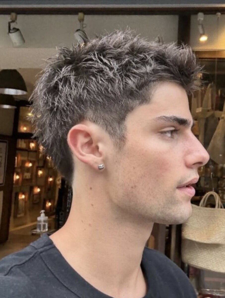 Coiffure homme courte chic