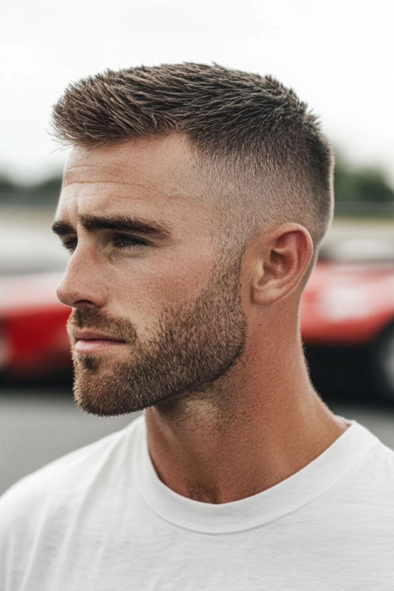 Coupe dégradée pour homme