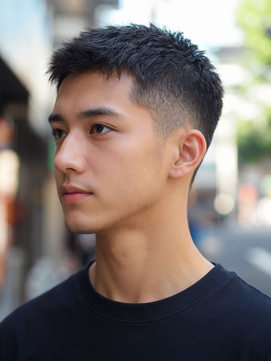 Coupe courte homme élégante