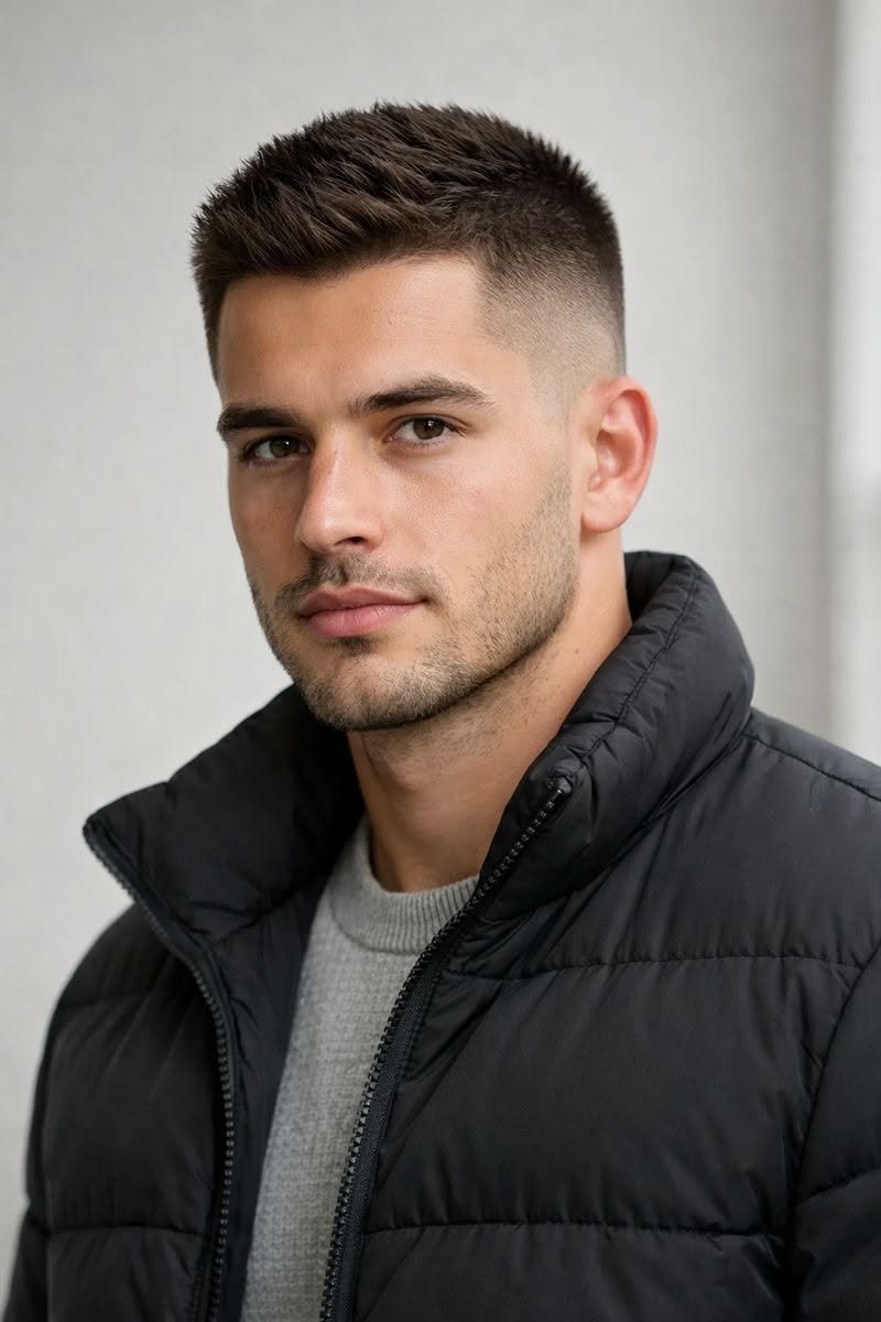 coiffure homme cheveux courts