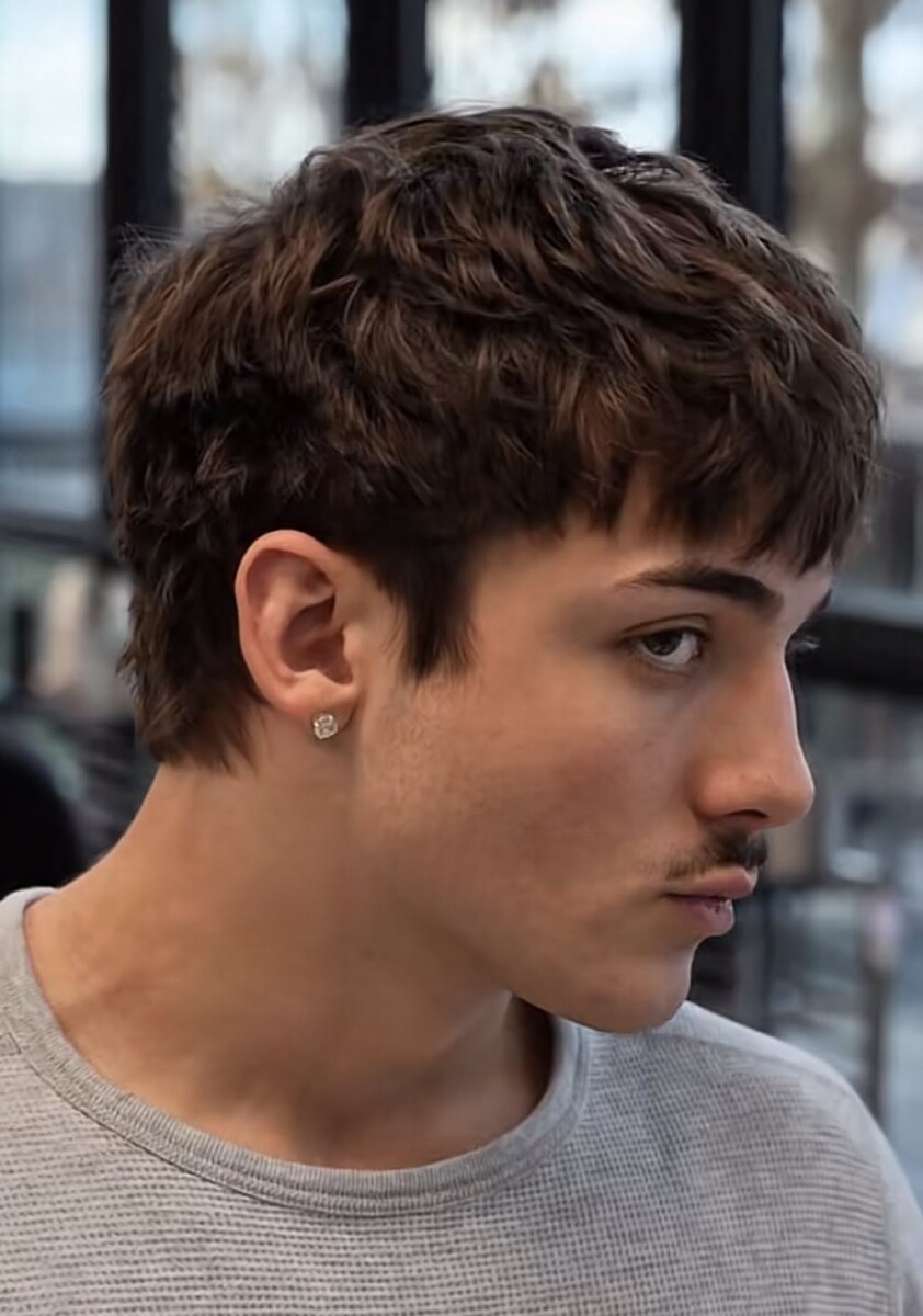 Coupe homme mi-longue