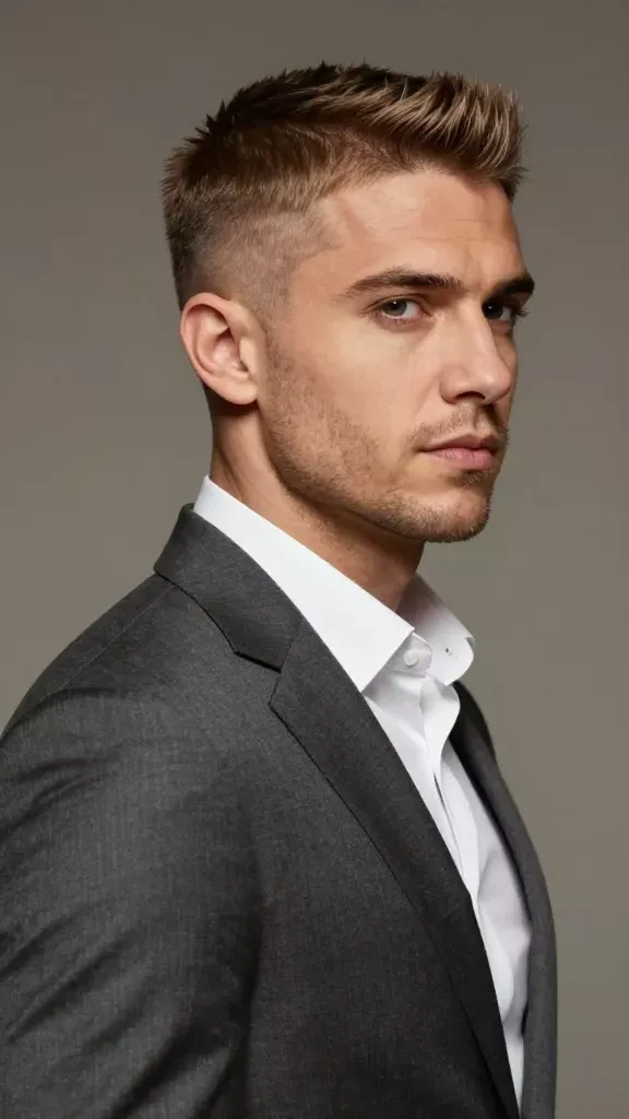 look intemporel homme court