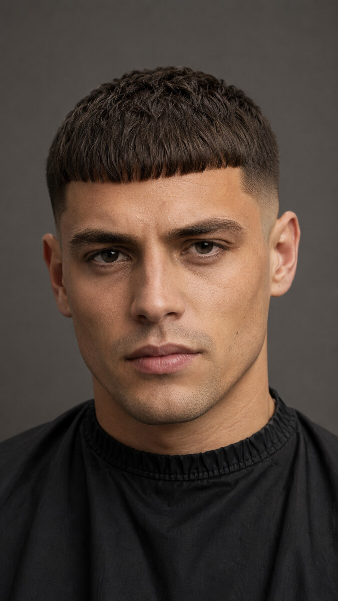 coupe courte élégante homme