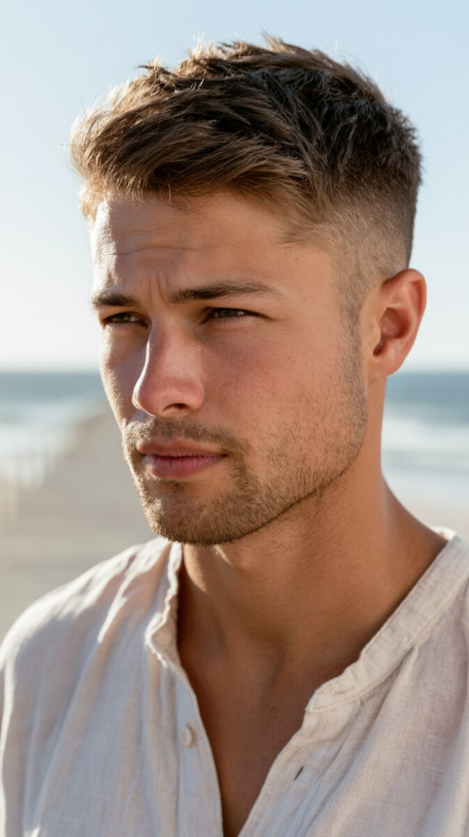coiffure classique élégante homme