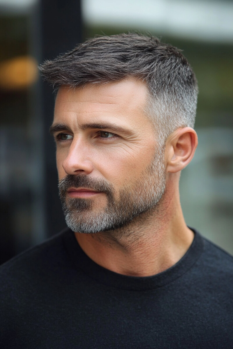 coiffure homme court classique
