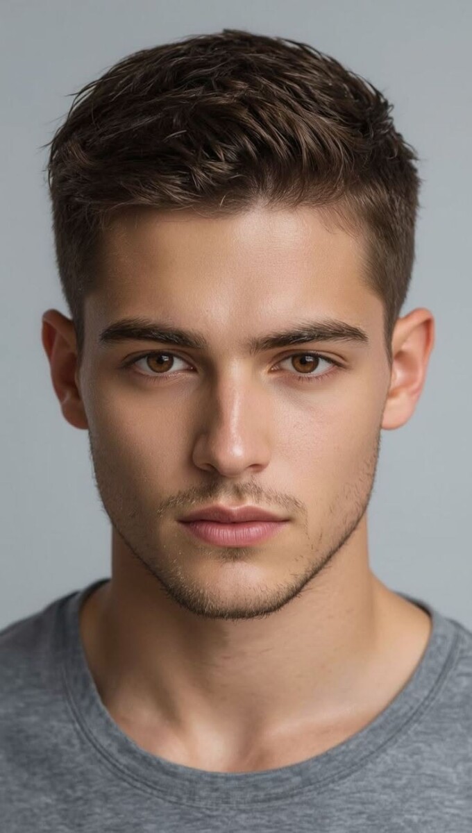 coiffure homme court classique