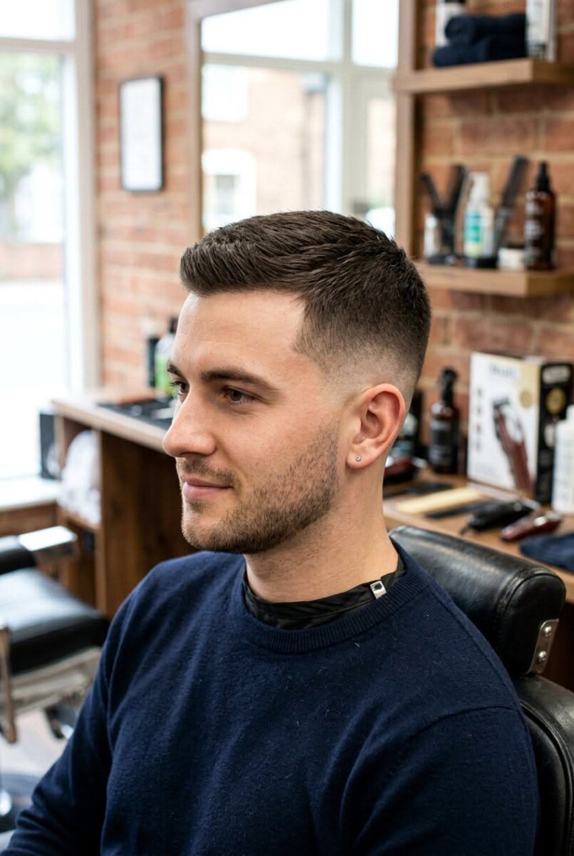 coiffure classique élégante homme