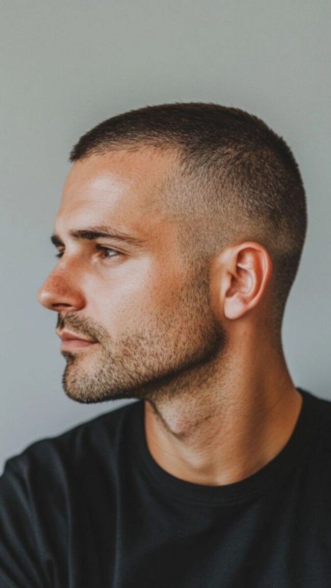 Coupe homme cheveux très court
