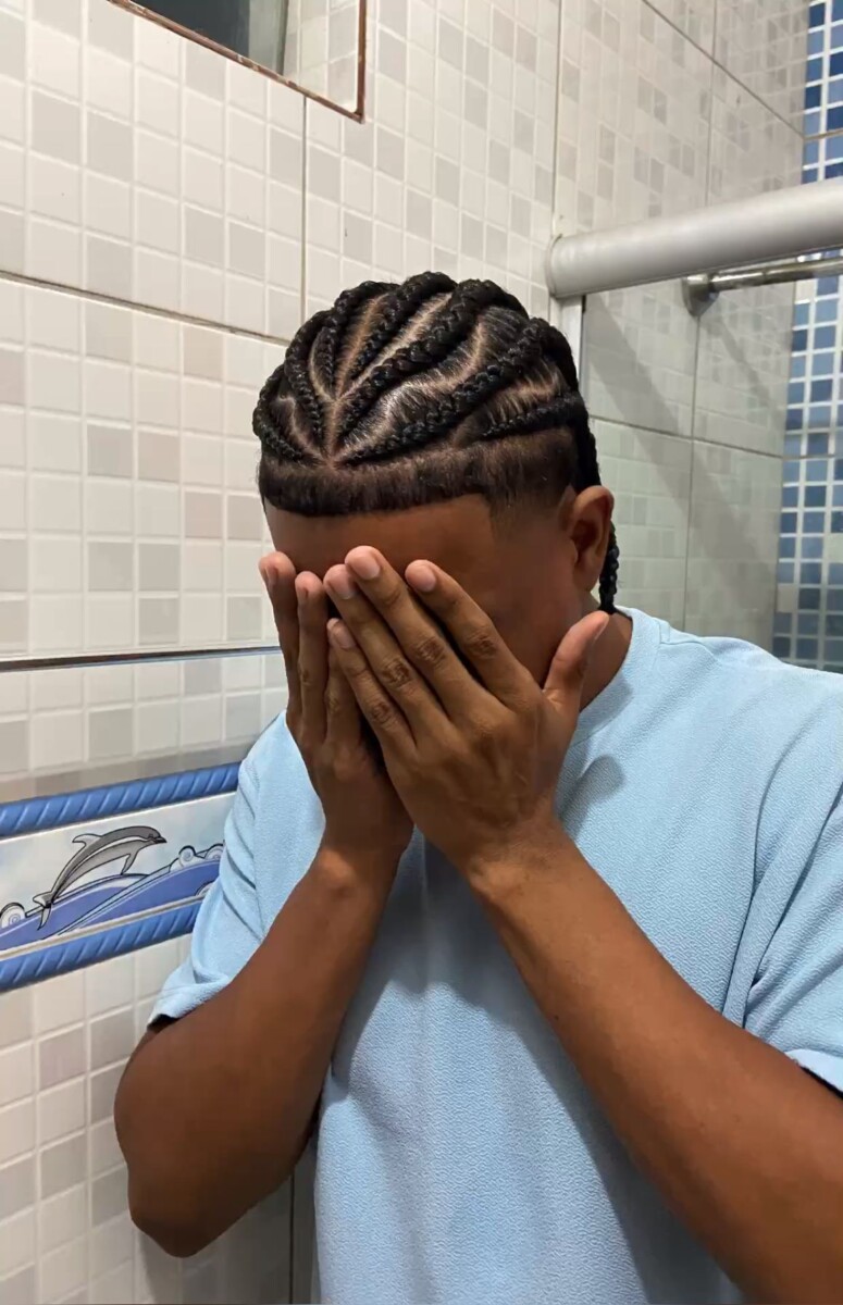 Look court tresse homme