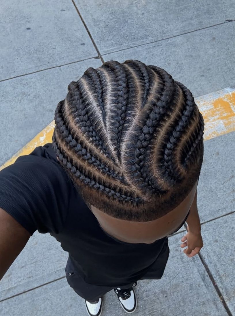 Look court tresse homme