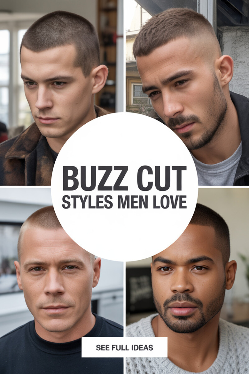 Cheveux homme style court