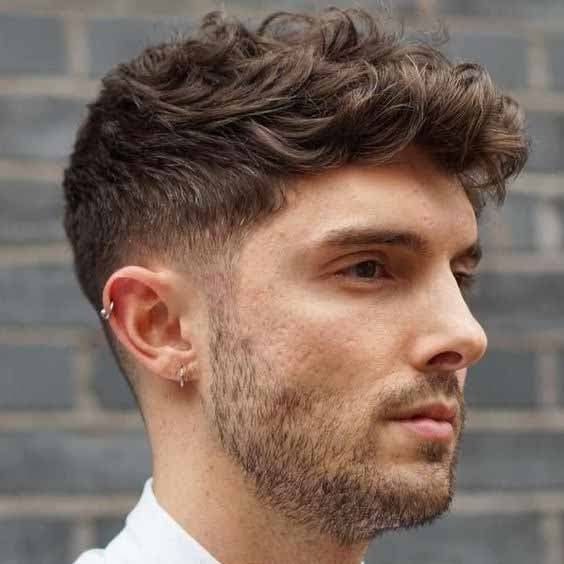 Dégradé moderne homme court