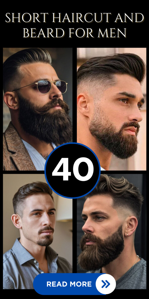 Look moderne barbe courte