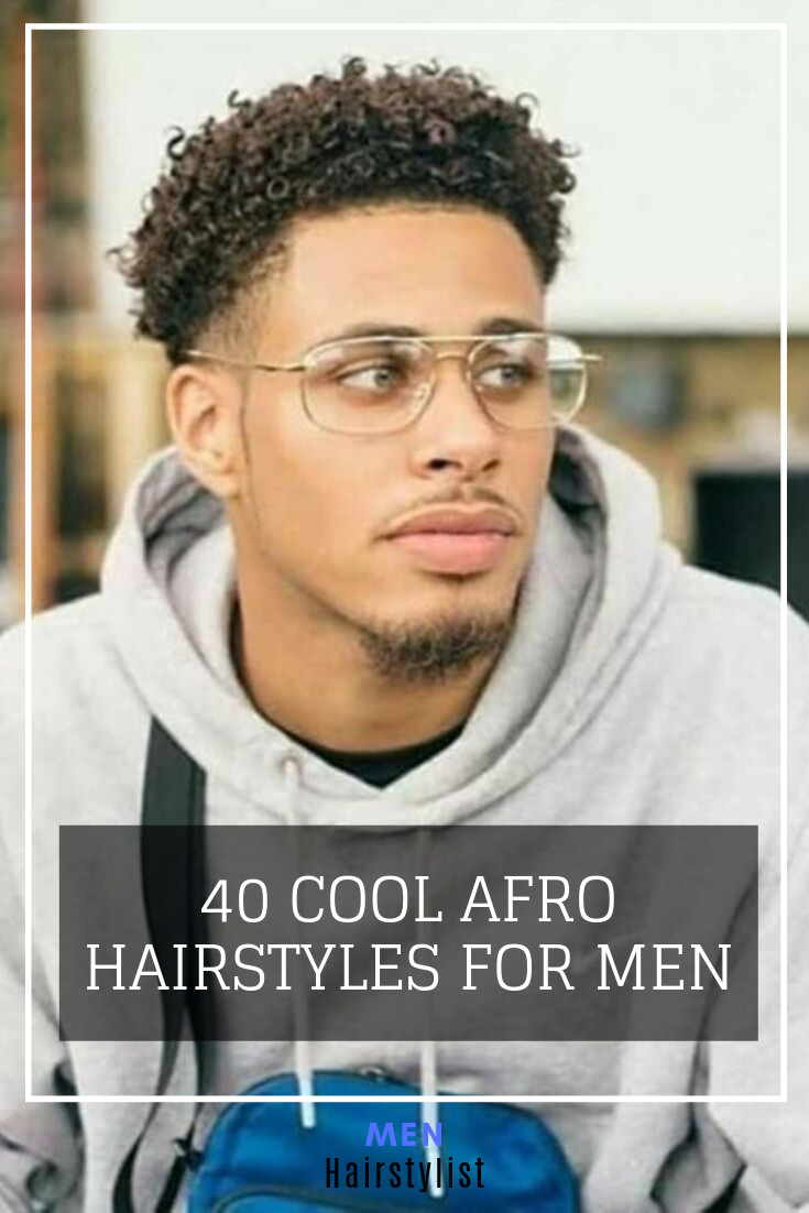 Court afro homme stylé