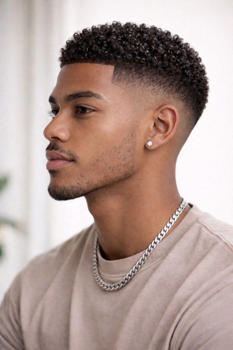 Look afro masculin tendance