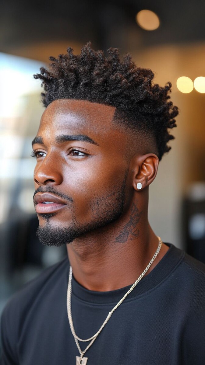 Style coupe afro moderne