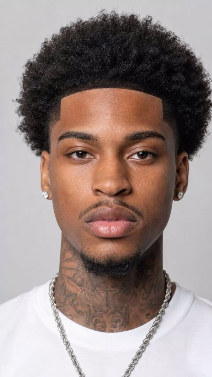 Tendance coiffure afro homme