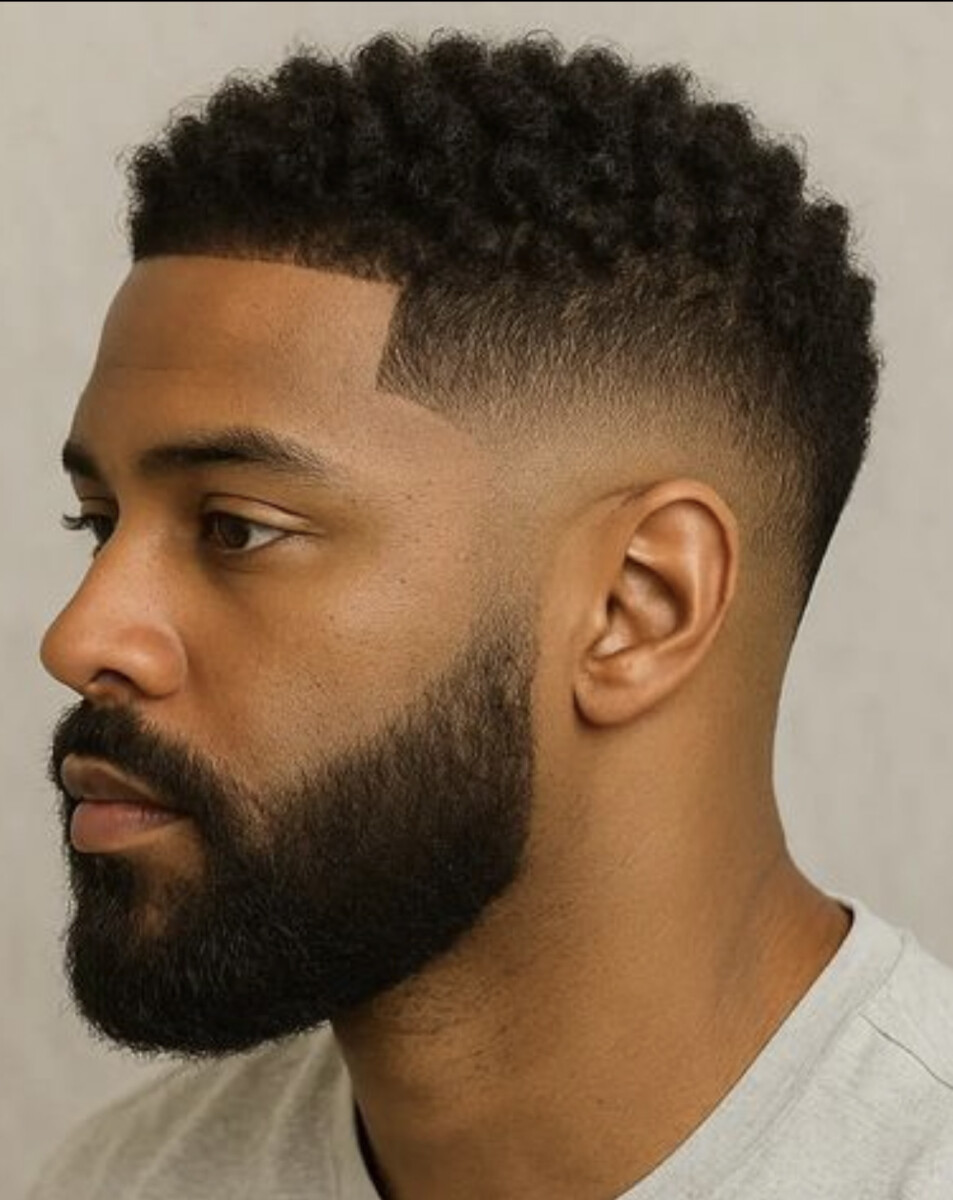 Variations coupe afro homme