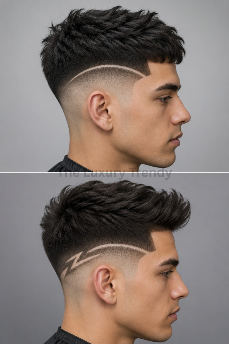Style masculin avec trait