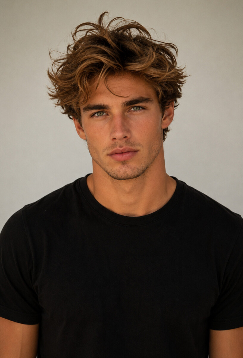 Look capillaire homme stylé
