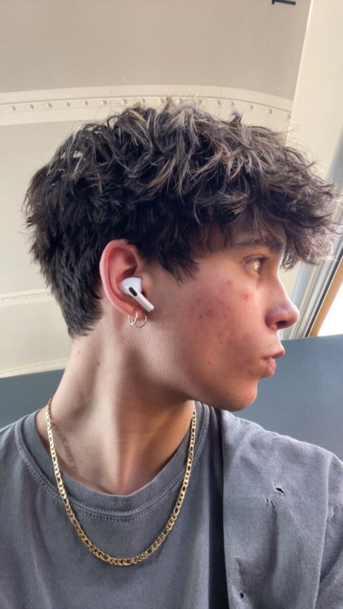 Nouvelle coupe de cheveux homme