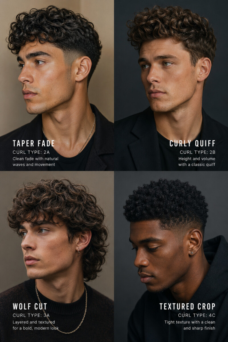 Look capillaire homme stylé