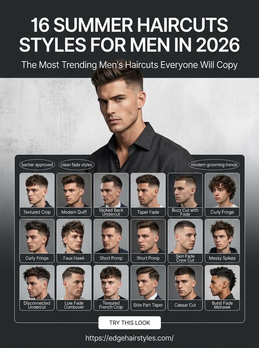 Variations coupe homme court