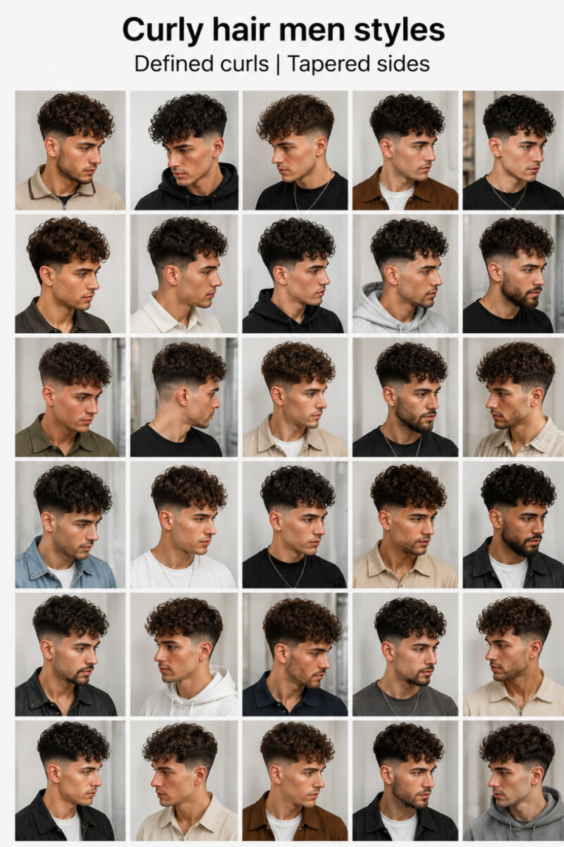 Coupe homme court moderne