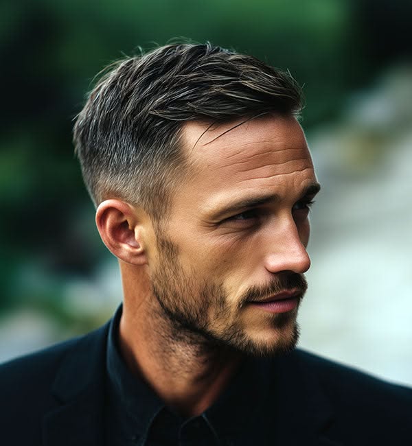 Coupe homme audacieuse