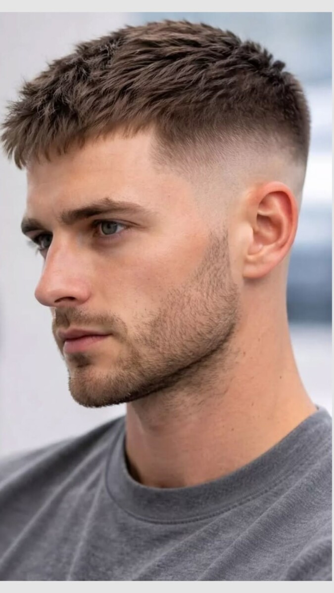 Coupe de cheveux courts pour homme