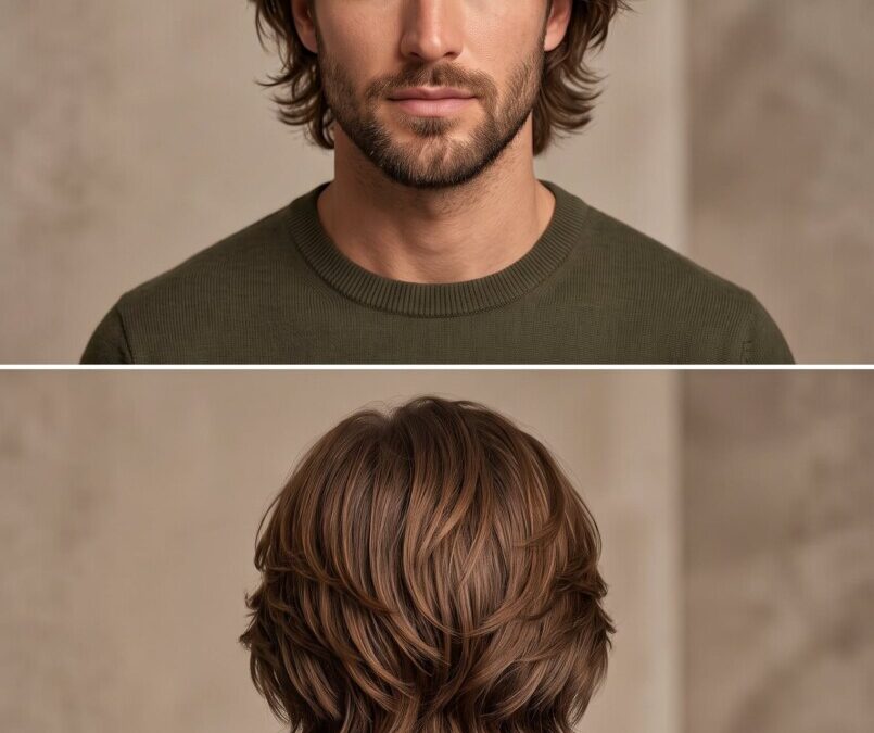 Court Mi Long Coupe de Cheveux Homme Dégradé : Un Look Moderne
