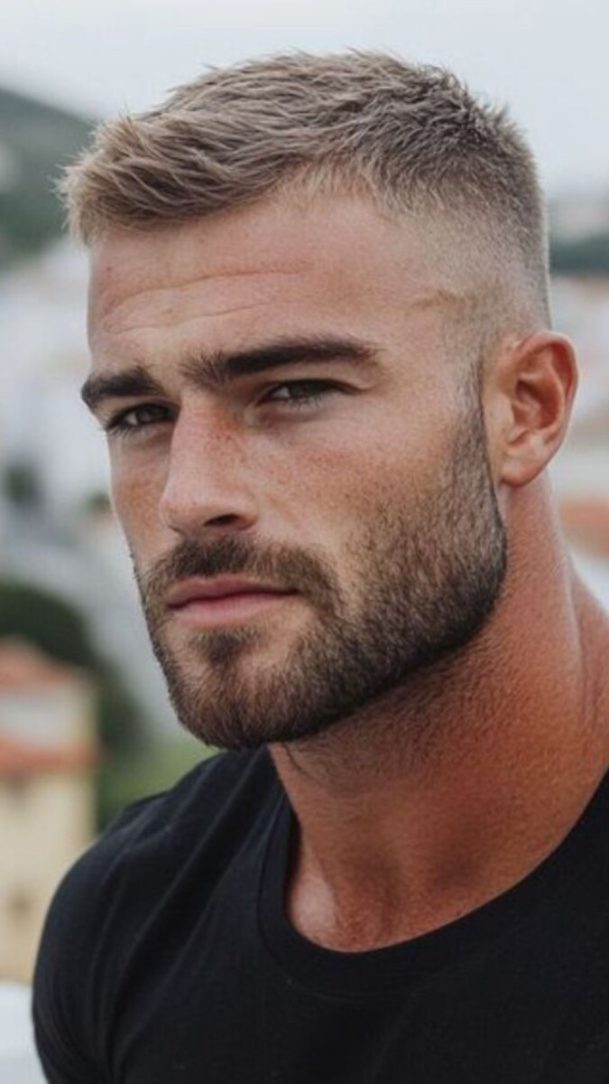Dégradé coupe viking homme court Dégradé coupe viking homme court