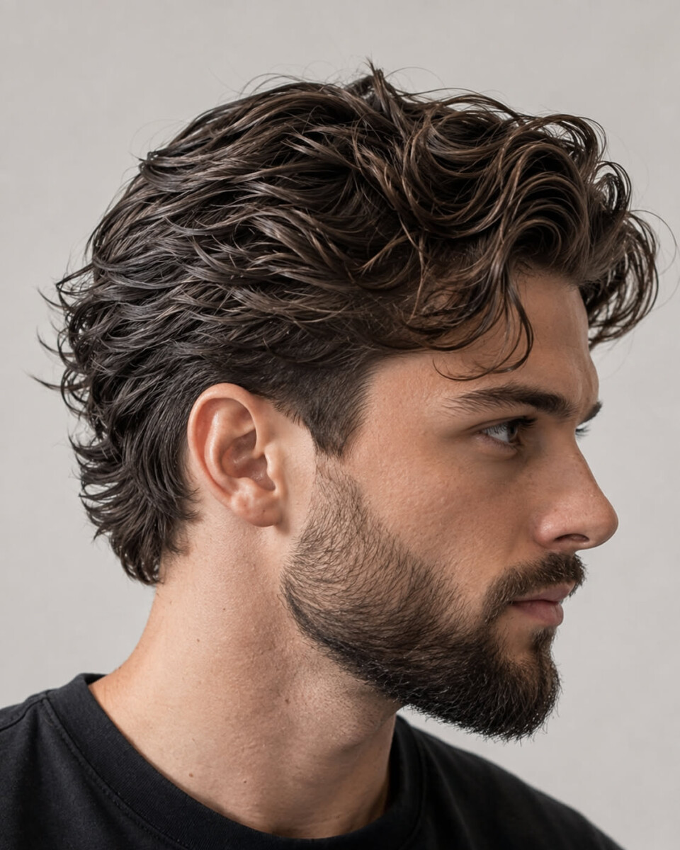 Tendance coupe homme mi long